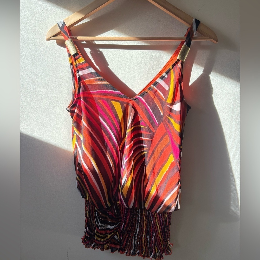 XOXO Y2K Striped Party Top
